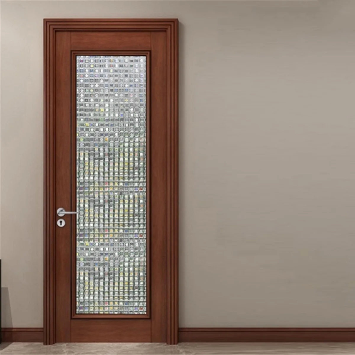 Glass Mosaic Tiles DIY Mosaic Supplies White Self-adhesive Mosaic Three-dimensional Glass Drill Stick 1m