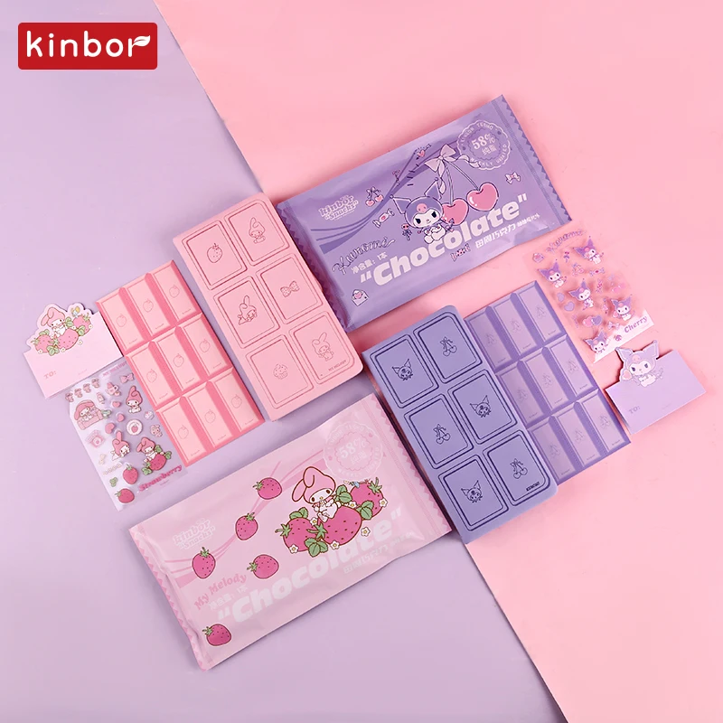 Kinbor Kawaii Notebook Agenda Cute Weekly Diary Planner Chocolate блокнот  Handbook Organizer Schedule Carnet for Girl Stationery - AliExpress