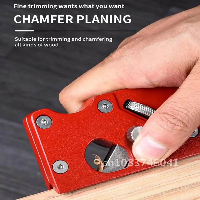 

Woodworking Manual Planer Lightweight Portable Chamfering Trimming Plane Edge Corner 45 Degree Bevel Carpenter Hand Tool