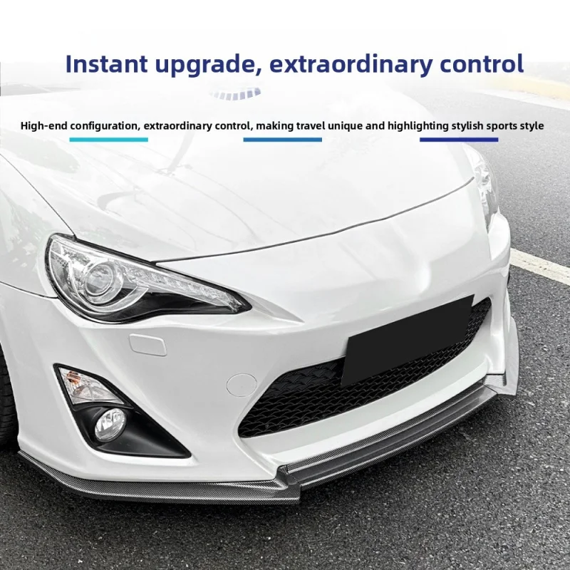 적용 가능86GT86 FT86 2012-2016 프론트 립, 프론트 스포일러, 프론트 코너 트림, 테두리 개조 부품