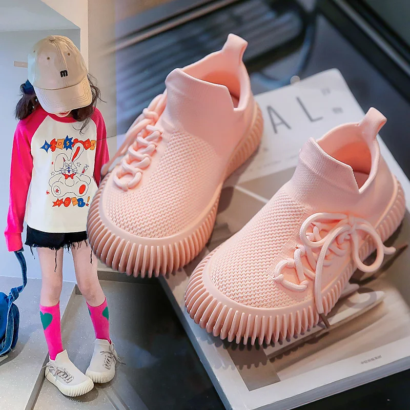 Scarpe da ginnastica per ragazzi e ragazze Scarpe da corsa da passeggio traspiranti per bambini Scarpe sportive da tennis per bambini Scarpe da ginnastica per interni ed esterni_voghion.com