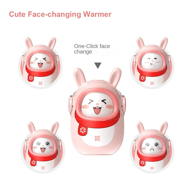 Mini Aranyos Hordozható Melegítő Kézmelegítő Usb Újratölthető Elektronikus Zseb Hőhő - Image 5