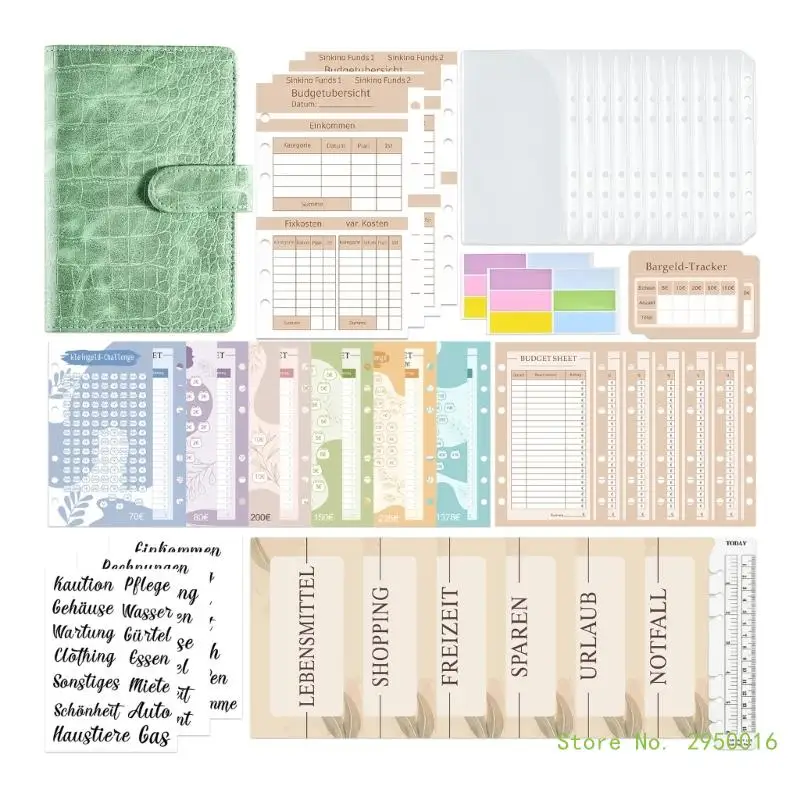 

German Budget Planner Financial Planner Household Book Money Organiser Savings Book Finance Planner to Manage Your Money