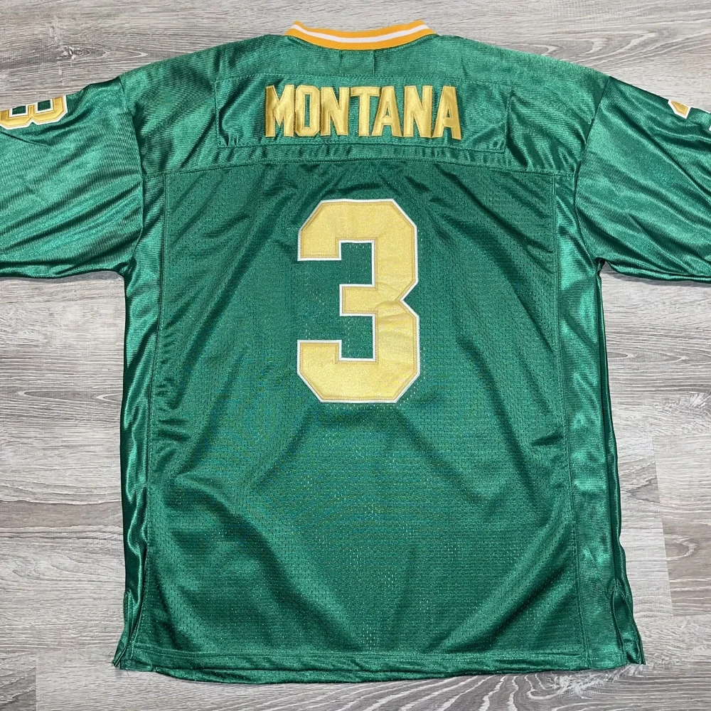 Mens 3# Joe Montana College Football Jersey Notre Dame Fighting Irish Jerseys