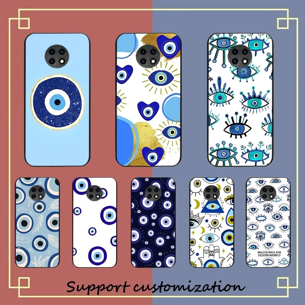 Custodia Per Telefono Astratta Turca Lucky Blue Evil Eye Per Redmi Note 4X5 A 6 7 8 Pro T 9 Pro 9S 10 Pro 11 Pro 11S 11Epro Pocom3Pro