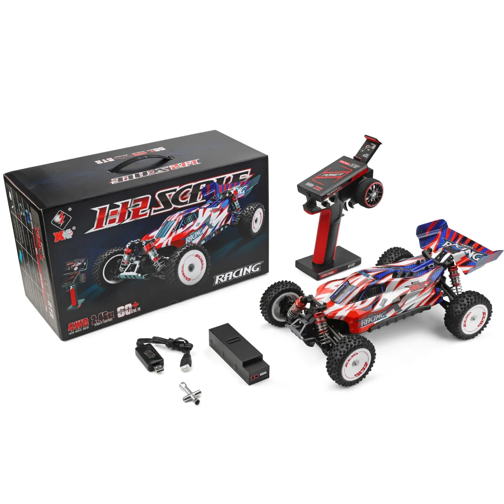 

Wltoys 124008 RTR 1/12 2.4G 4WD 3S Brushless RC Car 60km/h Off-Road Climbing High Speed Truck Full Proportional Vehicles Models