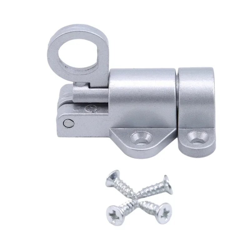 Window Gate Door Bolt Automatic Latch Lock Aluminum Alloy Pull Ring Spring Bounce Security for Window with door latch baby safety lock lock padlock