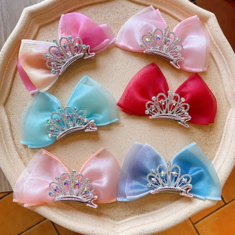 Classic Hair Bow OG For Girls Bows With Clip Holder You Pick Colors