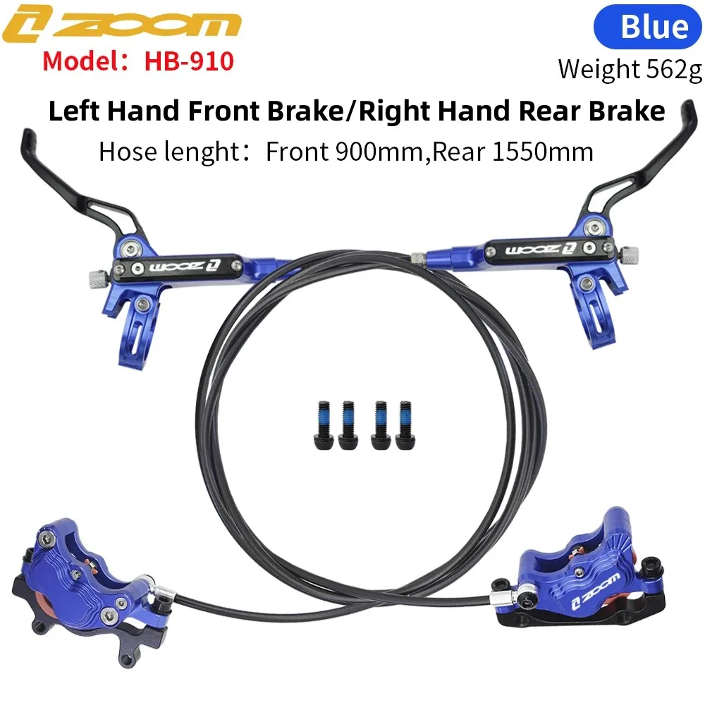 NYK Zoom HB-100 Bremssattel | Hydraulische Scheibenbremse Für MTB, Blau