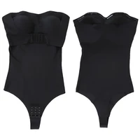 Combinaison de batterie sans bretelles Off initiated Bustier Tube Top Femmes Fermeture avant TUNIControl vêtements protubérants perfectionnés Sous-vêtements rembourrés S-4XL 6