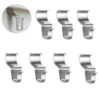 7Pcs Vinyl Side Hook, Heavy Duty Side Clip - Side Hanger for hanging on patio, no need to punch holes, outdoor hook 1