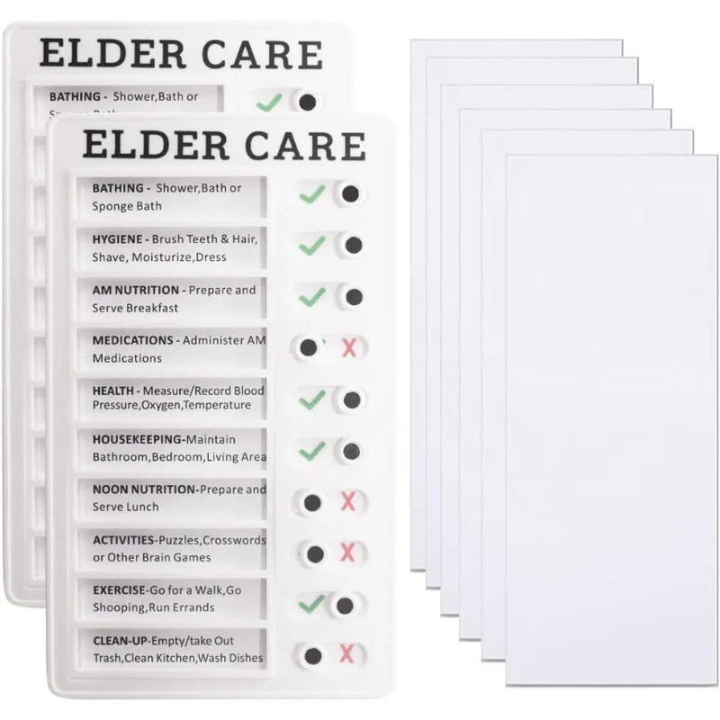 Portable Self-Regulating Card Punch, Detachable Message Board for Daily Habit Tracking Home Planning & To-Do List Reminder Tool