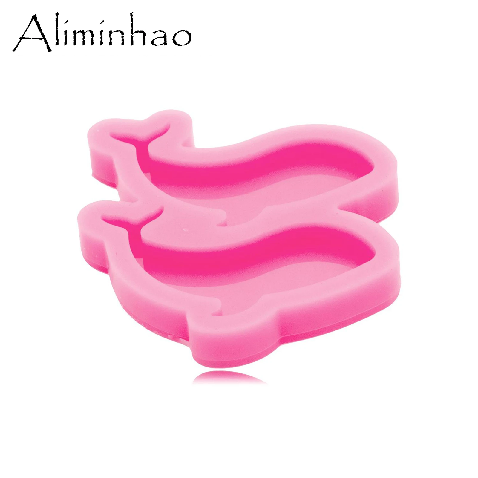 Dy0265 glänzende Delphin Silikon formen DIY Epoxidharz Handwerk Schlüssel anhänger Form-Schokolade Fondant Kuchen form – Detail 26