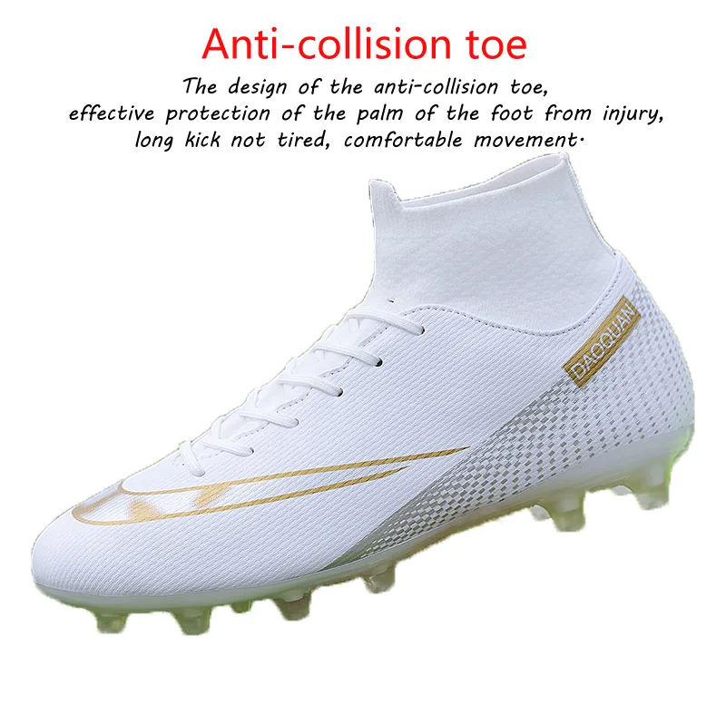 Quality Football Boots C.Ronaldo Soccer Shoes Assassin Chuteira Campo TF/AG Soccer Sneakers Professional Training Shoe
