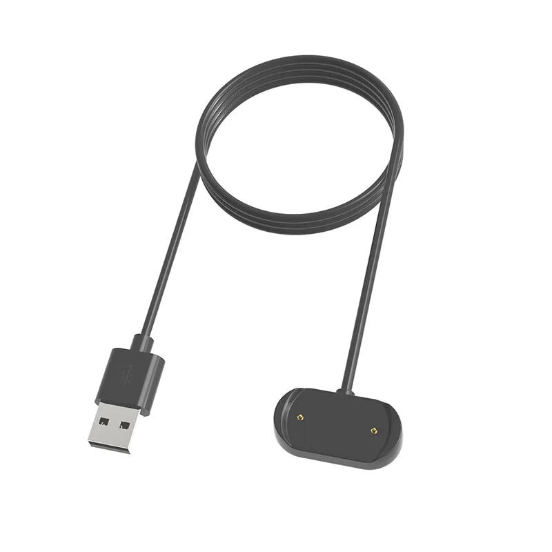 Huami Amazfit T-Rex 2 A2169 용 USB 충전 케이블 Amazfit T-Rex2 전원 용 스마트 시계 충전기 어댑터 자기 충전 도크