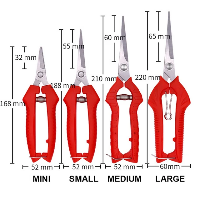 Garden Pruning Shears Potted Branches Scissors Fruit Picking Small Scissors Household Hand Tools Orchard Farm Gardening Tools 6