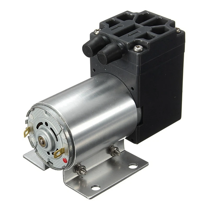 

2X 65-120Kpa DC12V 6W Mini Vacuum Pump Negative Pressure Suction Pump With Holder For Gas Analysis Sampling