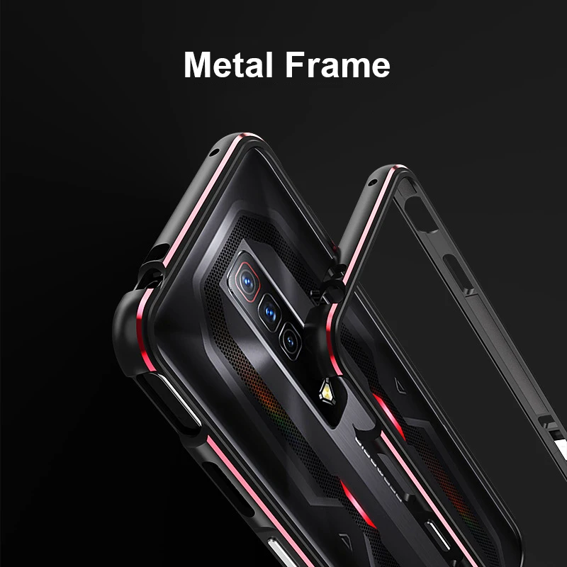 Bumper Case for ZTE Nubia RedMagic 9 Pro Plus Case Aluminum metal Frame  Slim Cover phone case Red Magic 9 Pro+ Bumper Fundas - AliExpress