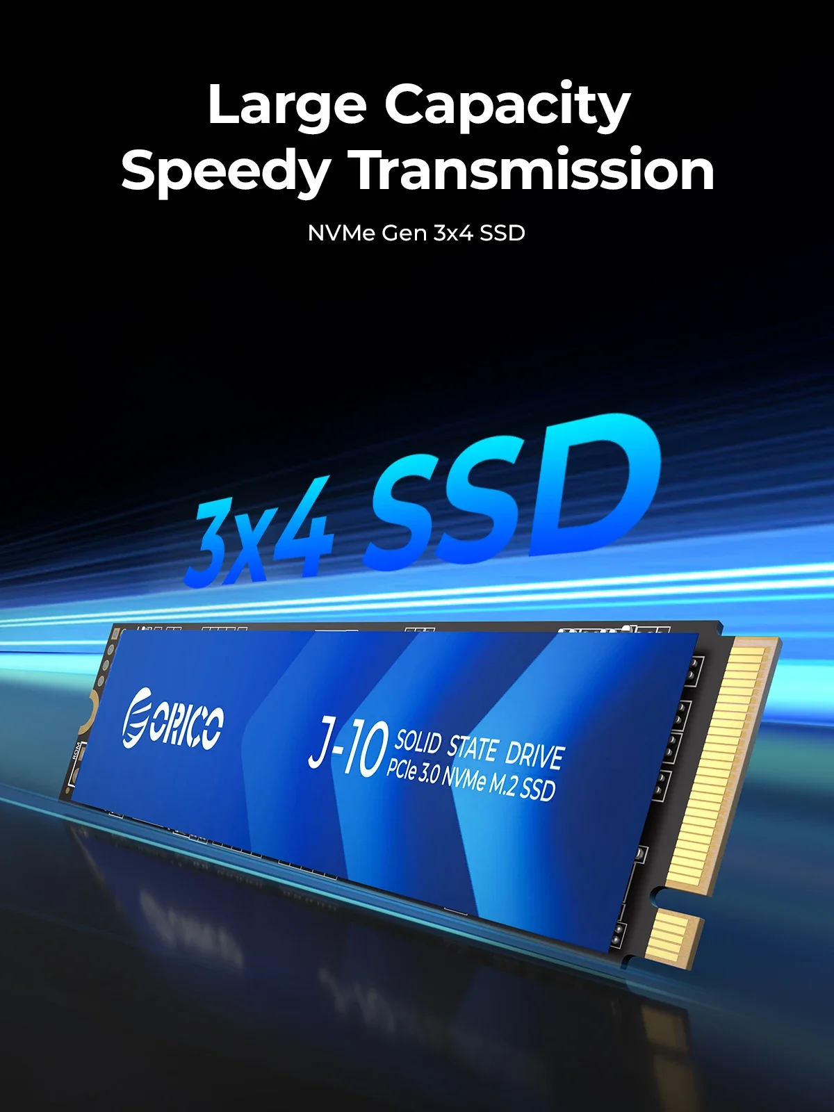Orico-ssd Externo com Gabinete M.2 Nvme Pssd para Celular Escritório Laptop Desktop pc 256gb 512gb 1tb 2tb 4tb - Imagem 6