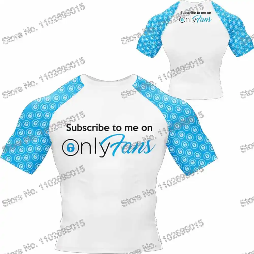 Onlyfans-Surfing-Clothing-BJJ-MMA-Men-Rash-Guard-Short-Sleeve-UV