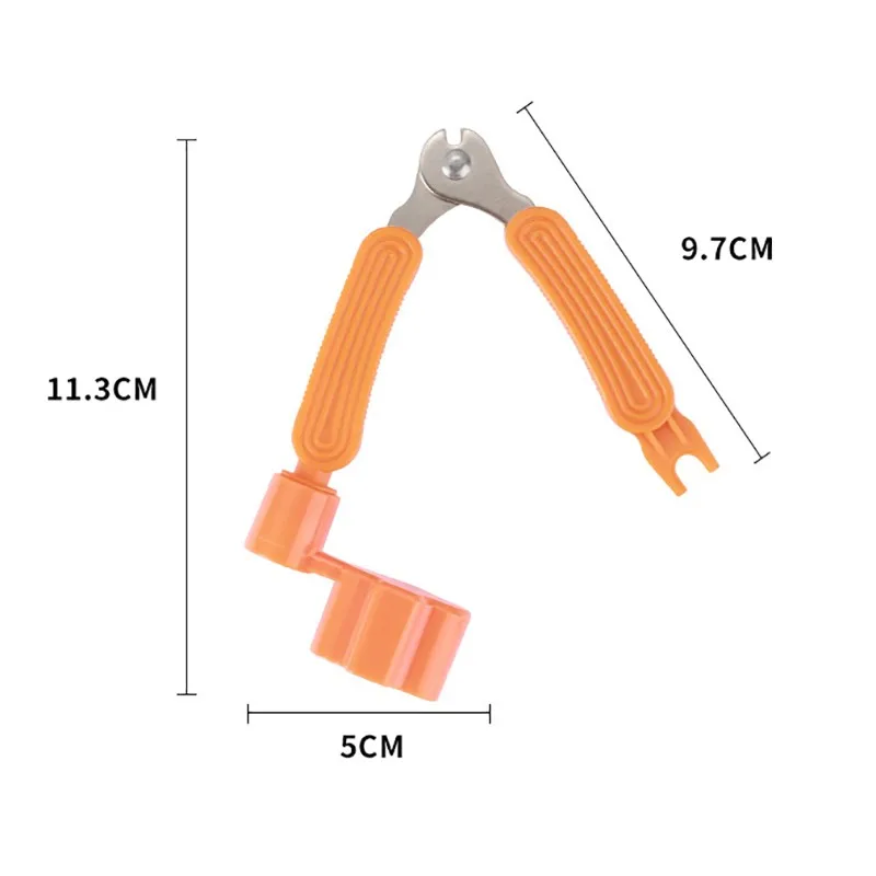 3 in 1 Guitar String Changer Multifunction Guitar Winder String Cutter Pin Puller Guitars Banjos Mandolins Accessories guitar bridge pin puller guitar accessories guitar string changing tool