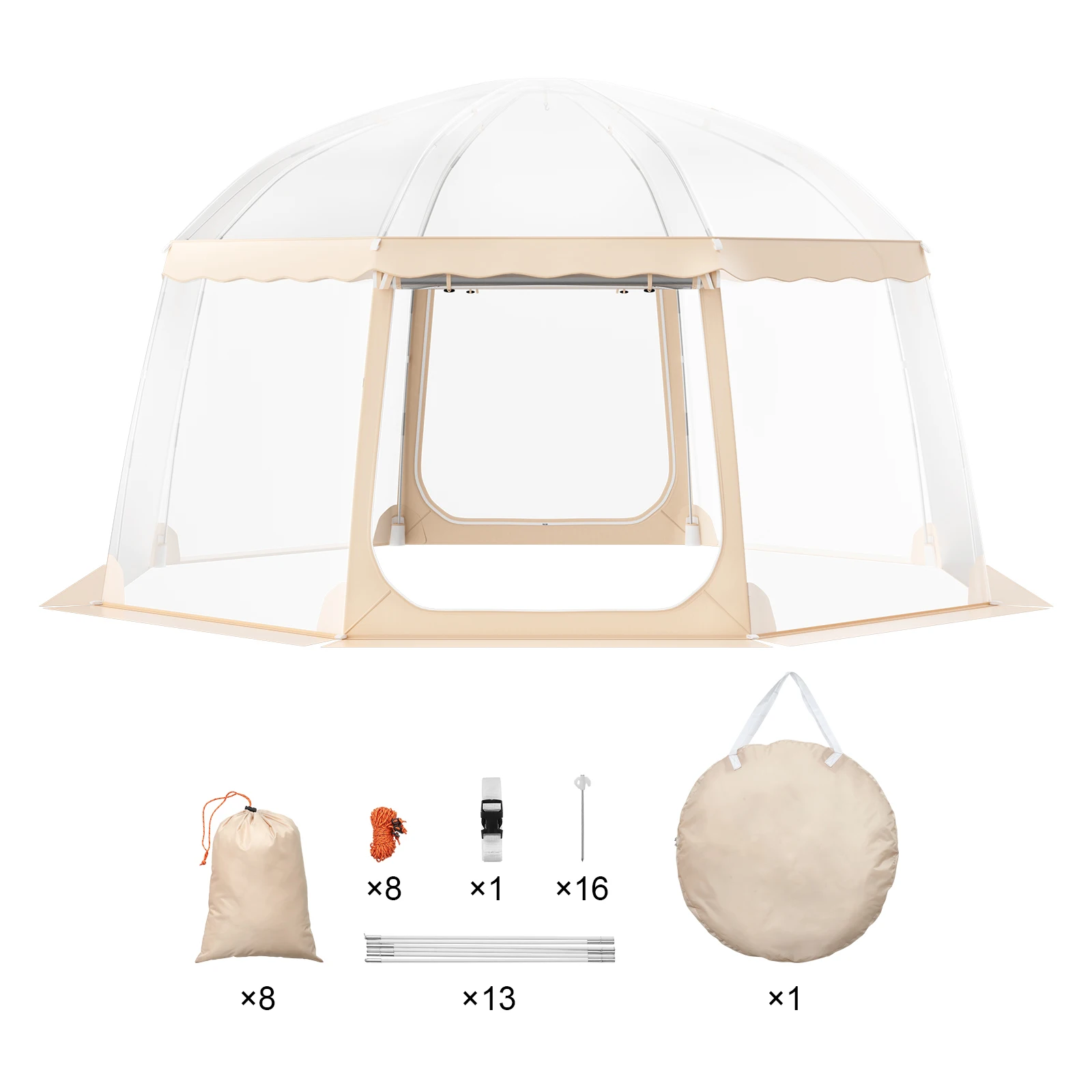 Bubble Tent Pop-Up Weatherproof Sports 50 3