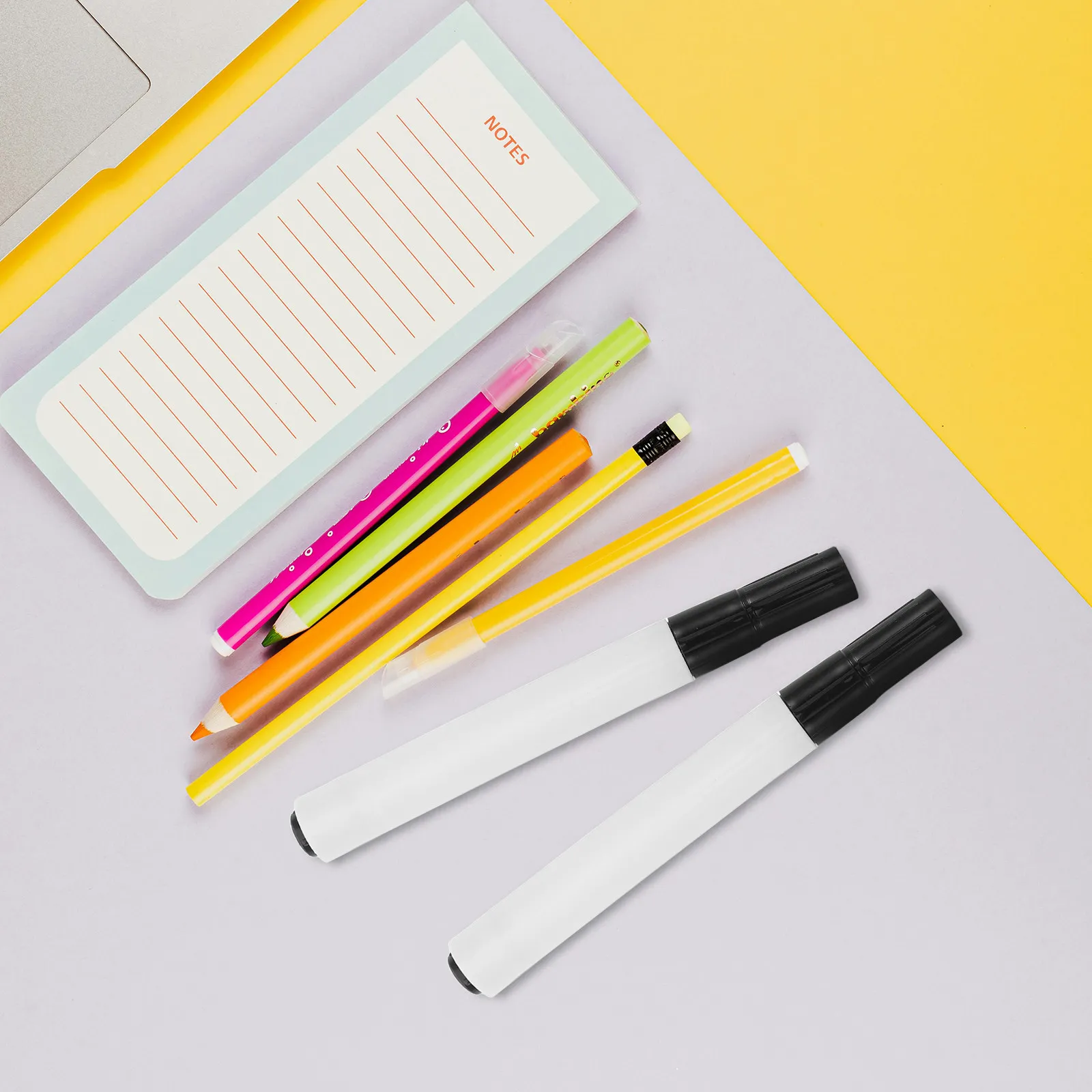 10Pcs 리필 가능 칠판 마커 빈 쉘 화이트 보드 유리 칠판 창 냉장고 용 미세 팁 드라이 지우기 펜