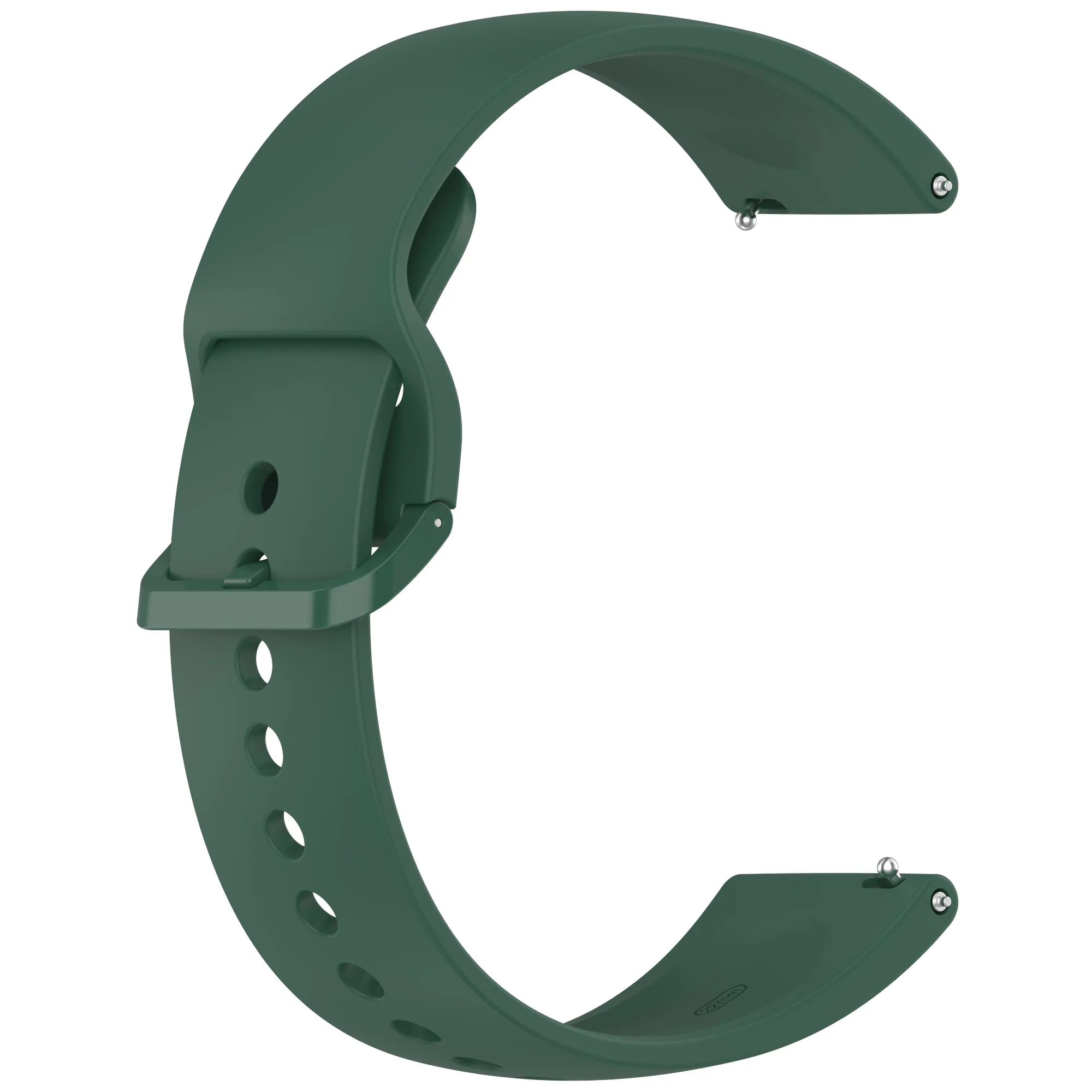 Premium Silicone Watch Strap - High-Quality, Single-Color Wristband