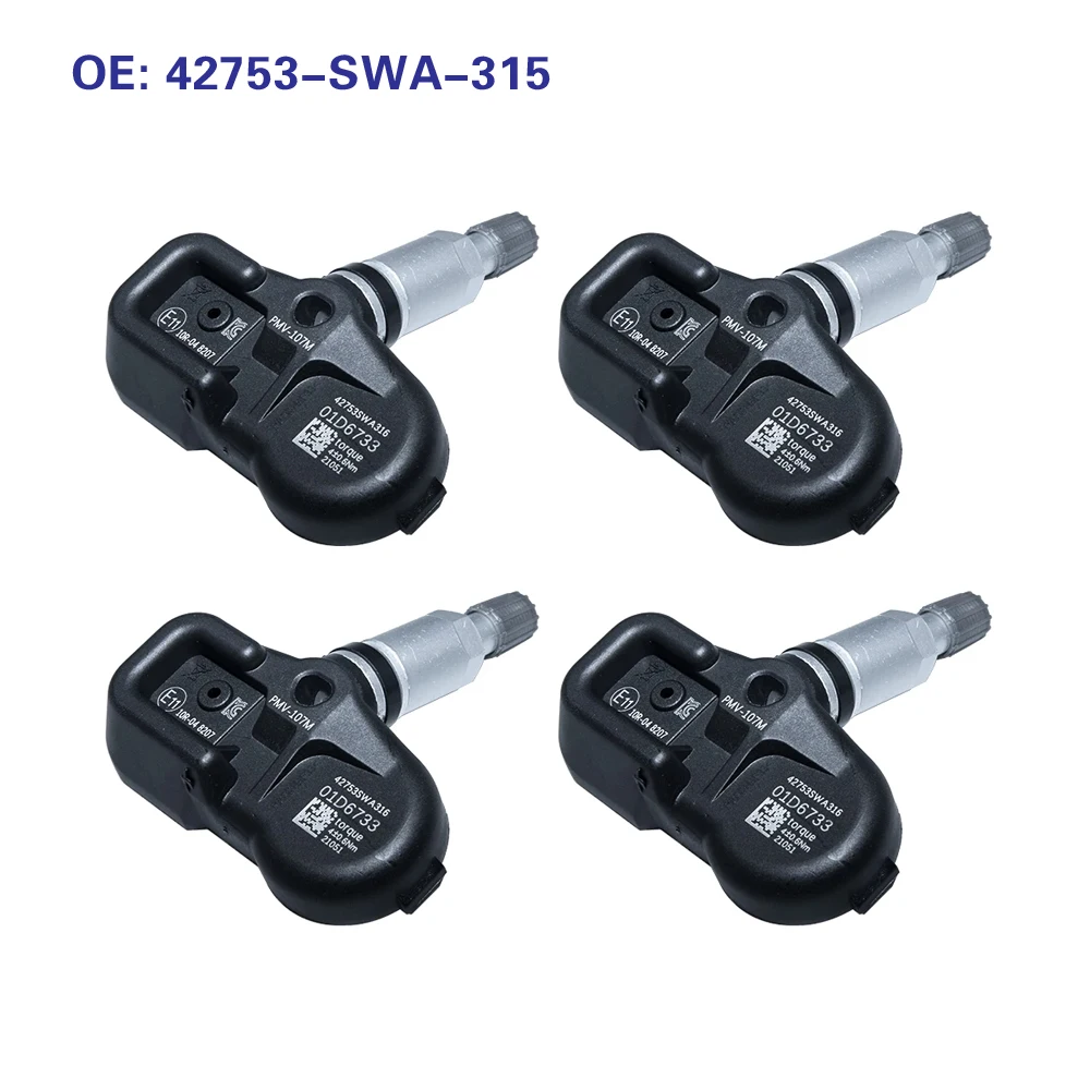 315MHz TPMS Sensor 42753SWA315 Tire Pressure Monitor Sensor For HONDA CRV 2007 2008 2009 2010 2011 PMV-107M 42753-SWA-315