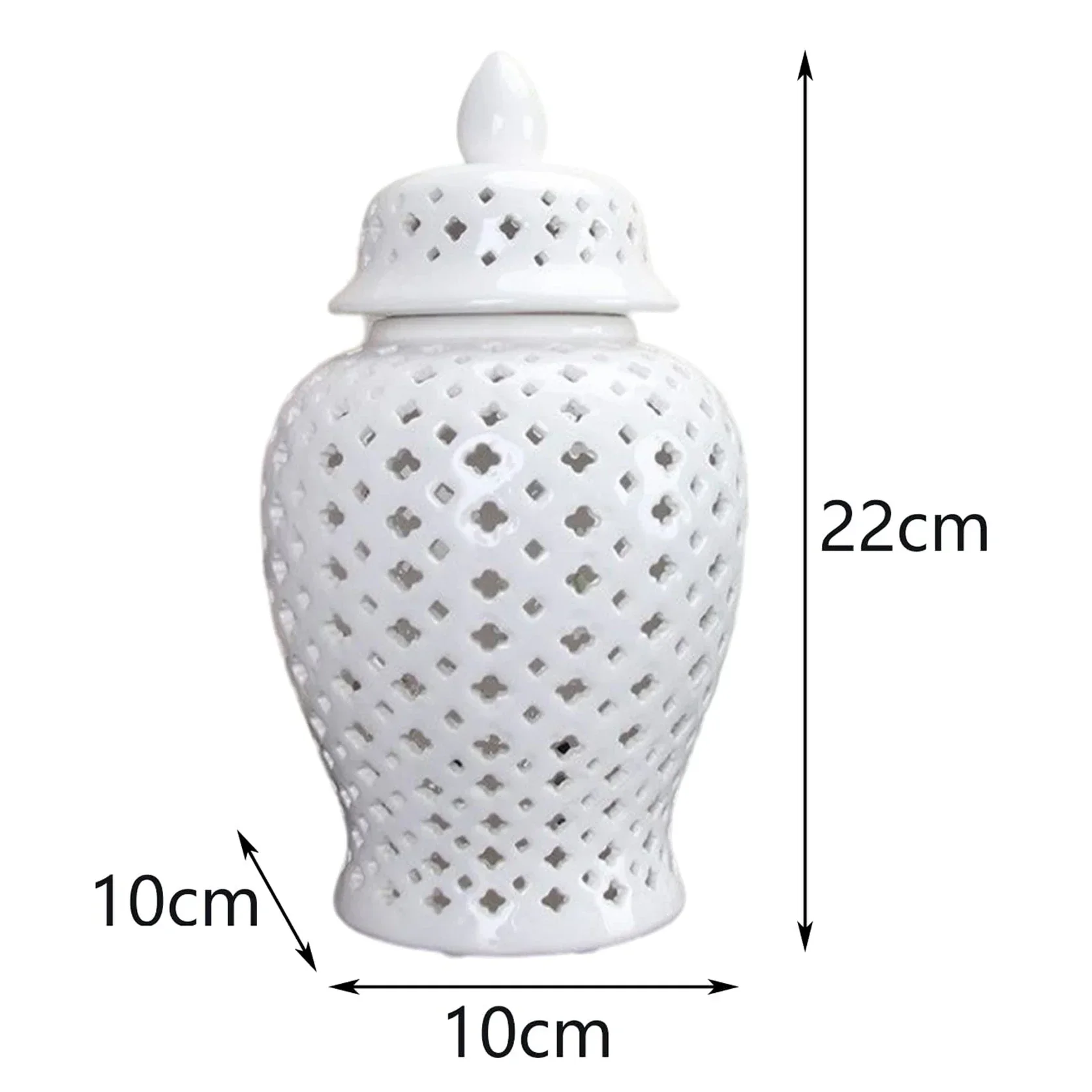 Pot de gingembre en porcelaine Vase en céramique Centres de table