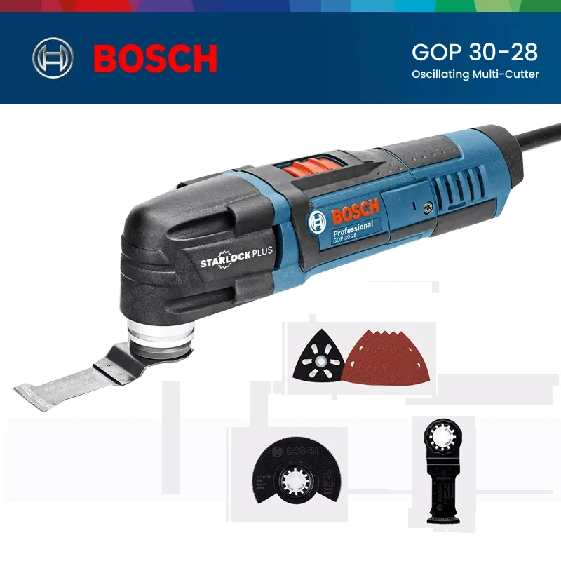 Bosch GOP 30-28 Oscillating Multi-Tool 300W Mini Chainsaw Cutter for  Woodworking 6 Speeds Regulation 20000rpm Mini Angle Grinder