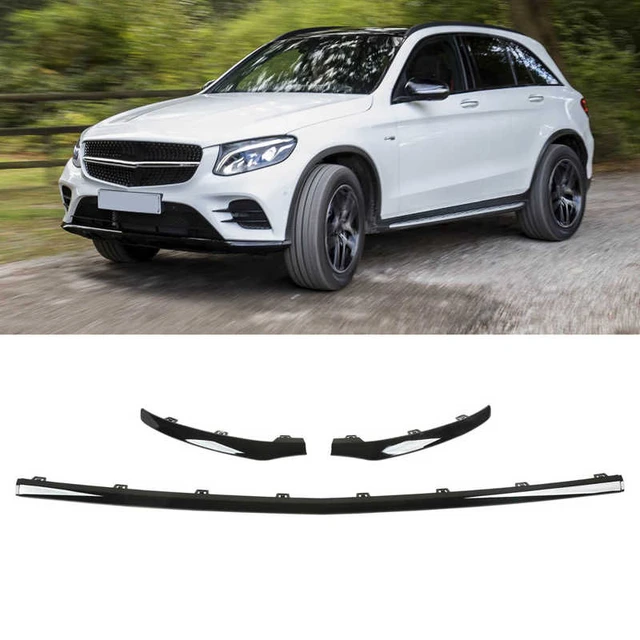 3pcs Gloss Black Front Bumper Lower Trim for Mercedes‑Benz GLC‑Class X253  C253 AMG Line Pre‑Facelift 2016 2017 2018 2019 - AliExpress