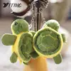 8cm Cute Cartoon Mini Turtle Doll Keychain Pendant Girl Woman Bag Doll Plush Toy Key Ring Jewelry Small Gift 1