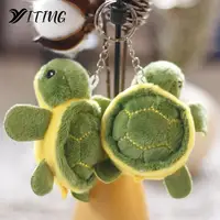 8cm Cute Cartoon Mini Turtle Doll Keychain Pendant Girl Woman Bag Doll Plush Toy Key Ring Jewelry Small Gift 1