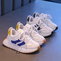 New Children's Sneakers Four Seasons Boys' and Girls' Casual Sports Shoes Leather Fashion Students Running Shoes 5