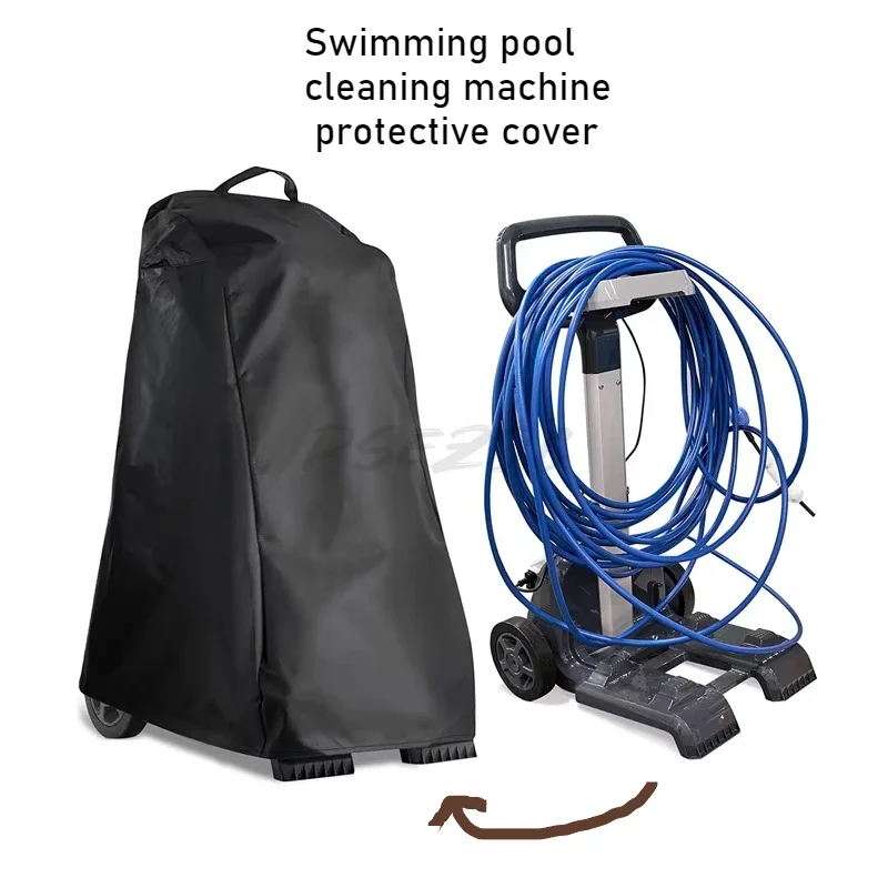 Pool Cleaner Cover Swimming Pool Cleaning Robotic Oxford Cloth Breathable Protective Cover for Most Machines