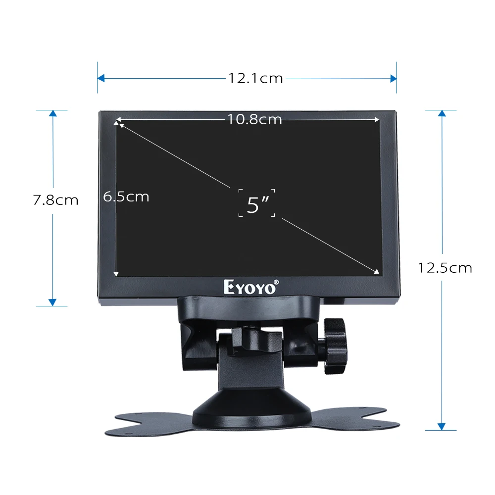 Home Security, Resposta Rápida, Display Portátil, Raspberry Pi, Tela LCD 800x480, 5
