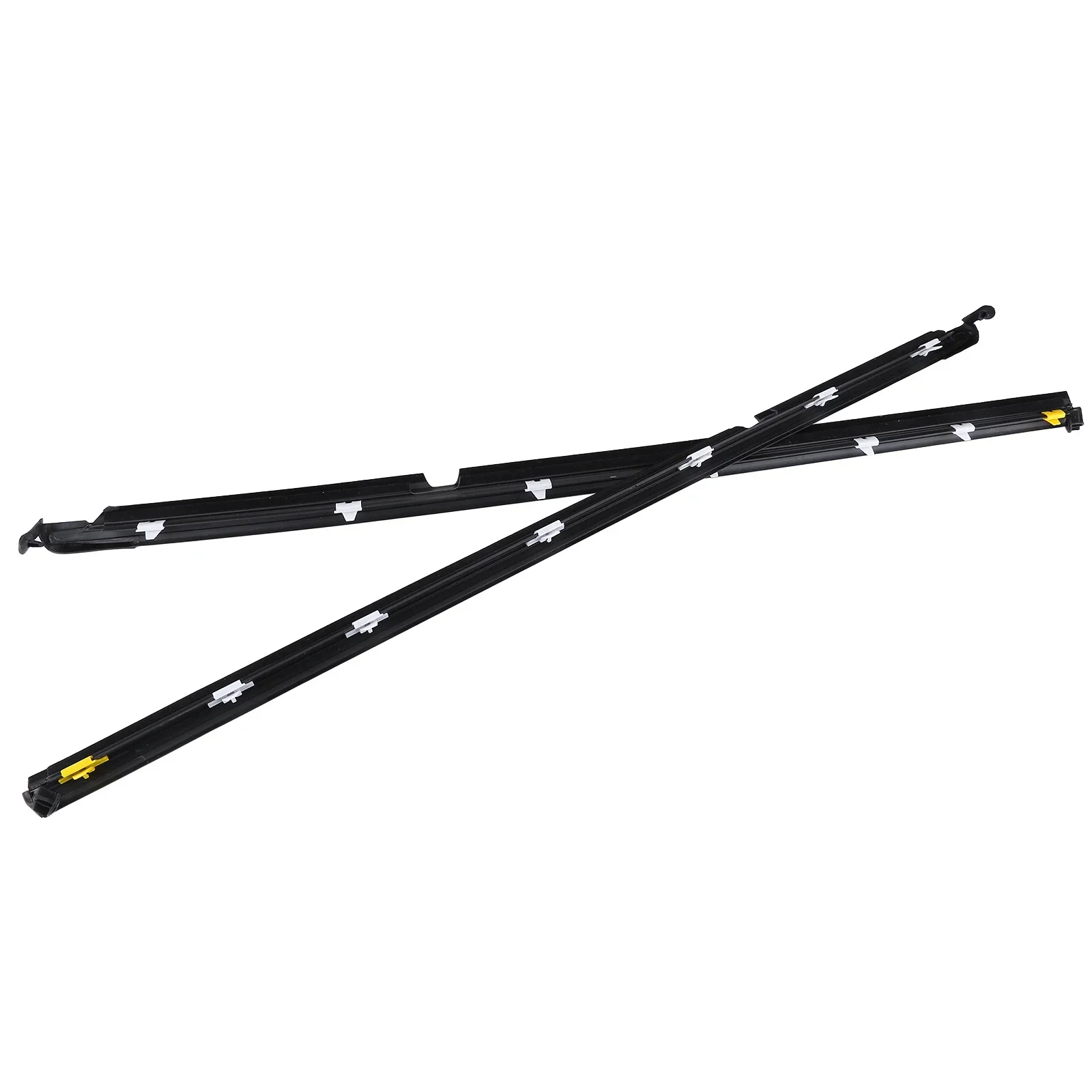 2x Left & Right Door Window Glass Weatherstrip Seal Compatible for 1990-2005 Mazda Miata
