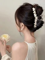 Large Size Hair Claw Clip Women's Ele ark Hair Clip Faionable Hair Accories Hair ips Sli Hairpins