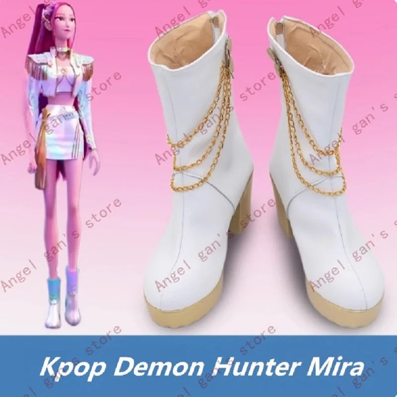 Bottes Cosplay Femme Cuir PU - Pour Déguisement, Scène, Halloween, Comic Con