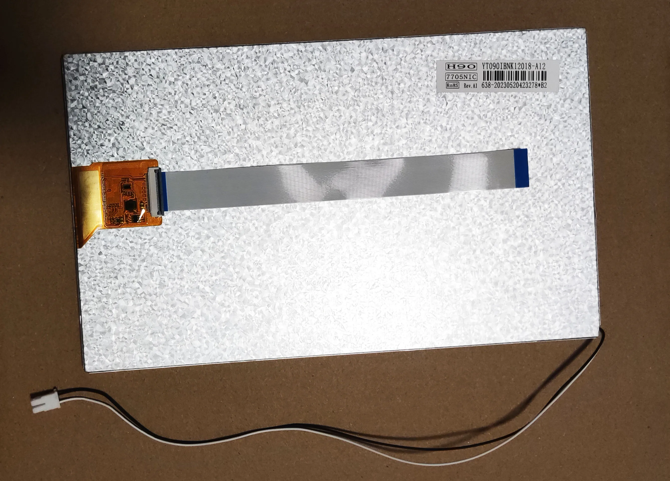 Tela Lcd Ips para Teyes Polegada Yt090ibnk122023-a12 Ic:7705n Mipi 210x126 mm Fyt 7862 812 813 Topway Ts10 Teyes - Imagem 3
