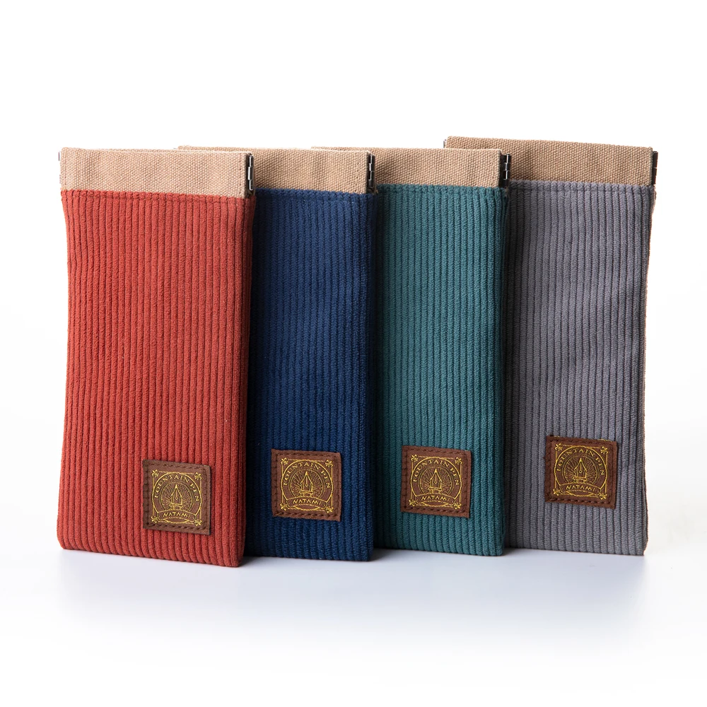 NATAMI pen bag Pencil Bag for Men Women Holder 3 Slots Pen Pouch Retro Fountain Pens Case Holder Organizer Box