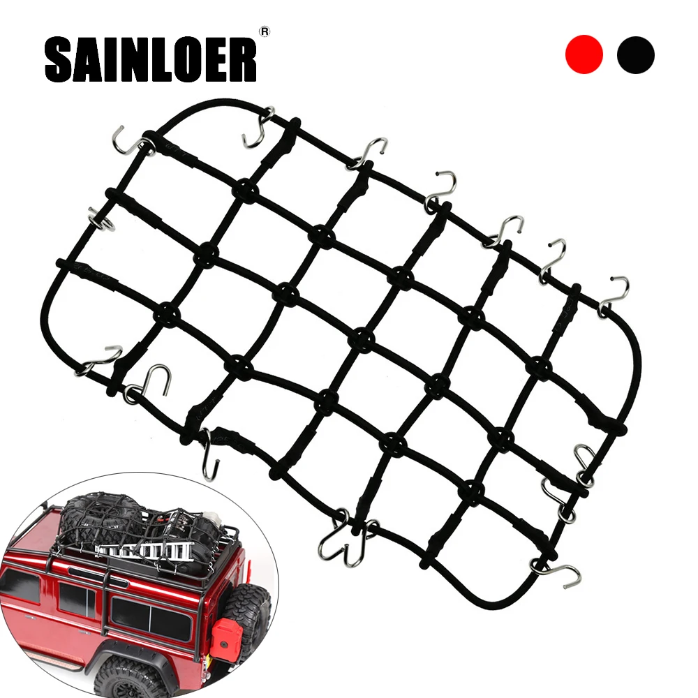 

190*110mm 1/10 Accessory Luggage Roof Rack Net for 1/10 RC Crawler AXIAL SCX10 D90 D110 Traxxas TRX-4 Trx4 Rc Car Accessories