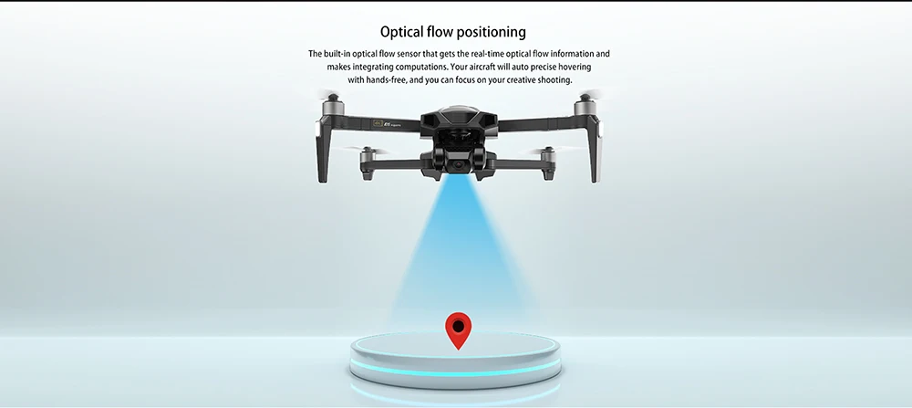 MJX Bugs 18 Pro GPS Drone, built-in optical ilow sensor that gets the real-tme Ffloxinformation