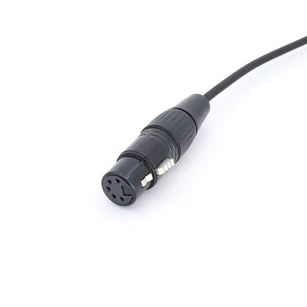 For Airbus XLR To GA Dual Plug 5 Pin Headset Adapter Cable Aviation Headphone Cable Earphone Accessories