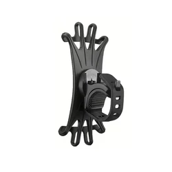 Rotatable Silicone Mobile Phone Bike Mount (1pc)