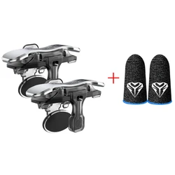 Mobile Gaming Trigger for 6-Finger Precision Control (Keys and fingertips)