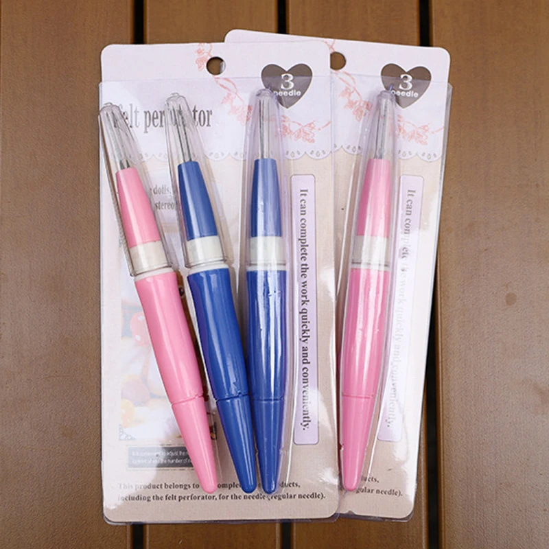 Needle Felt Needle Felt Poke Needle Felt Tool Mini Needle Felt Handle DIY Material Tool Embroidery - 3