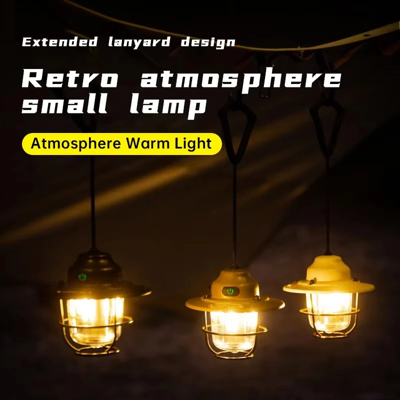 فانوس التخييم العتيق من Runtime - مصباح خيمة خارجي...