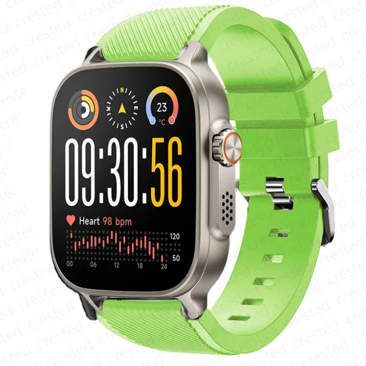 Sport Silicone Band Replacement Bracelet - Premium 22mm Watch Strap